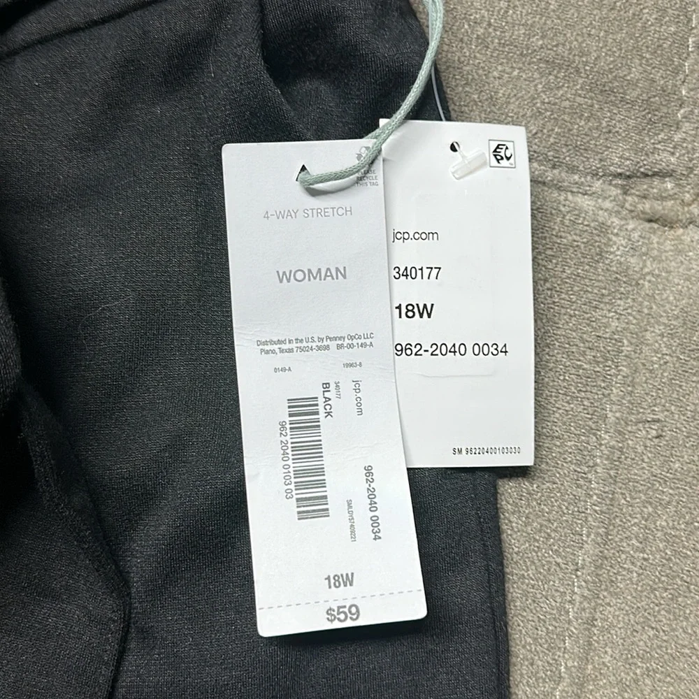 π₯°π₯°Liz Claiborne 4 Way Stretch Belted Trousersπ₯°π₯° - Picture 7 of 11